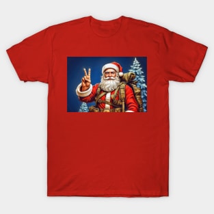 Peace time Santa T-Shirt